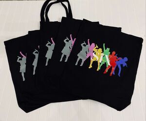 Bundle Wholesale lot of 5 Broadway Show SIX Tote Bags NEw